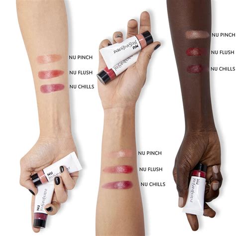 ysl nu lip and cheek tint swatches|nu lip and cheek balmy tint.